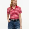 Classic Fit Striped Stretch Pique Polo Classic Fit Striped Stretch Pique Polo