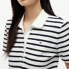 Classic Fit Striped Stretch Pique Polo Classic Fit Striped Stretch Pique Polo
