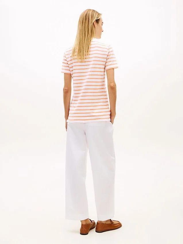 Classic Fit Striped Stretch Pique Polo Classic Fit Striped Stretch Pique Polo