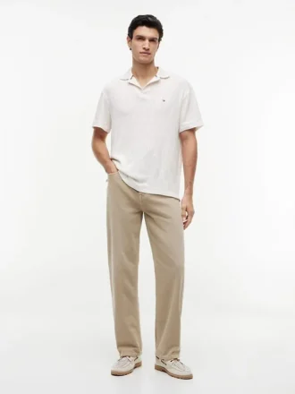 Classic Fit Textured Jacquard Polo