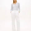 Collarless Linen Pullover Shirt Collarless Linen Pullover Shirt