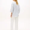 Collarless Linen Pullover Shirt Collarless Linen Pullover Shirt