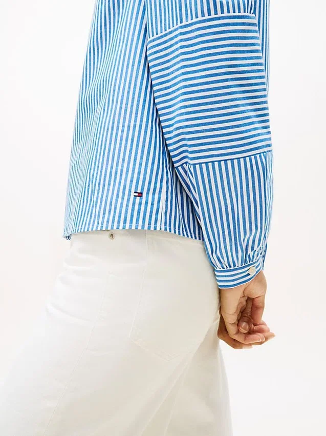 Collarless Poplin Shirt Collarless Poplin Shirt