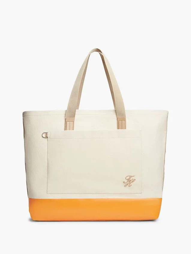 Colorblock Canvas Tote Bag Colorblock Canvas Tote Bag
