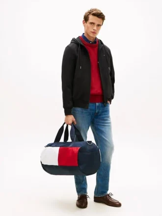 Colorblock Flag Logo Duffle Bag