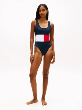 Colorblock One-Piece Swimsuit