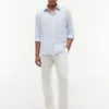 Cotton-Linen Blend Pull-On Pant