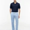 Cotton-Linen Blend Pull-On Pant