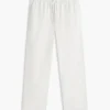 Cotton-Linen Blend Pull-On Pant