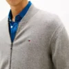 Cotton Zip Baseball Cardigan Cotton Zip Baseball Cardigan