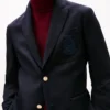 Crest Logo Wool Club Blazer Crest Logo Wool Club Blazer
