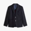 Crest Logo Wool Club Blazer Crest Logo Wool Club Blazer
