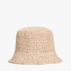 Crocheted Raffia Bucket Hat