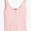 Cropped Tank Top & Pant Sleep Set
