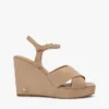 Crossed-Strap Suede Wedge Sandal Crossed-Strap Suede Wedge Sandal