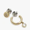 Crystal Accent Hoop & Stud Earring Set Crystal Accent Hoop & Stud Earring Set