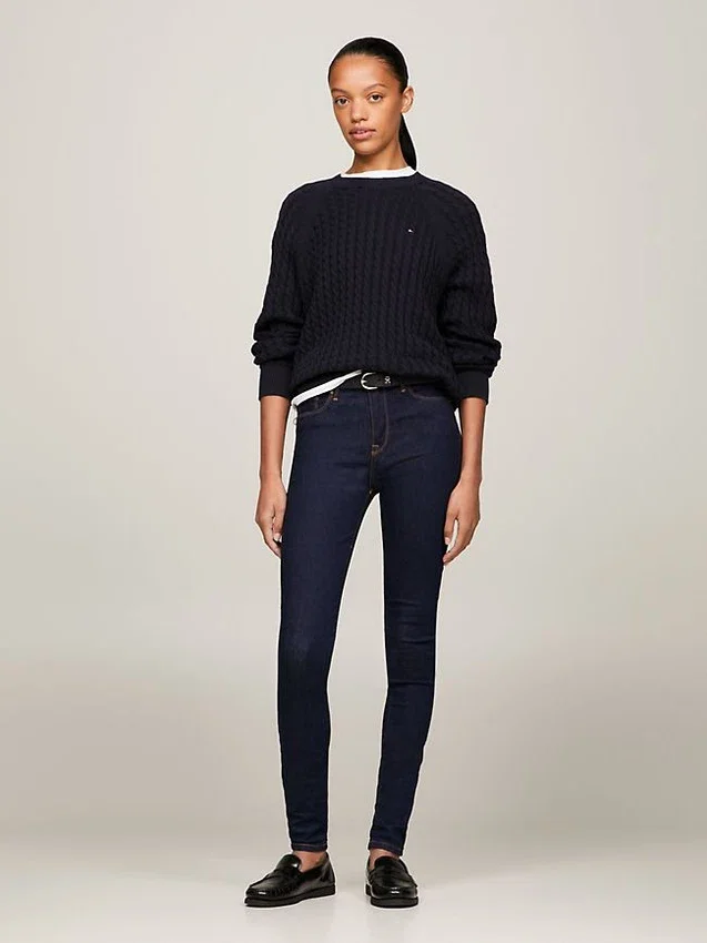 Dark Rinse Mid-Rise Skinny Fit Jean Dark Rinse Mid-Rise Skinny Fit Jean