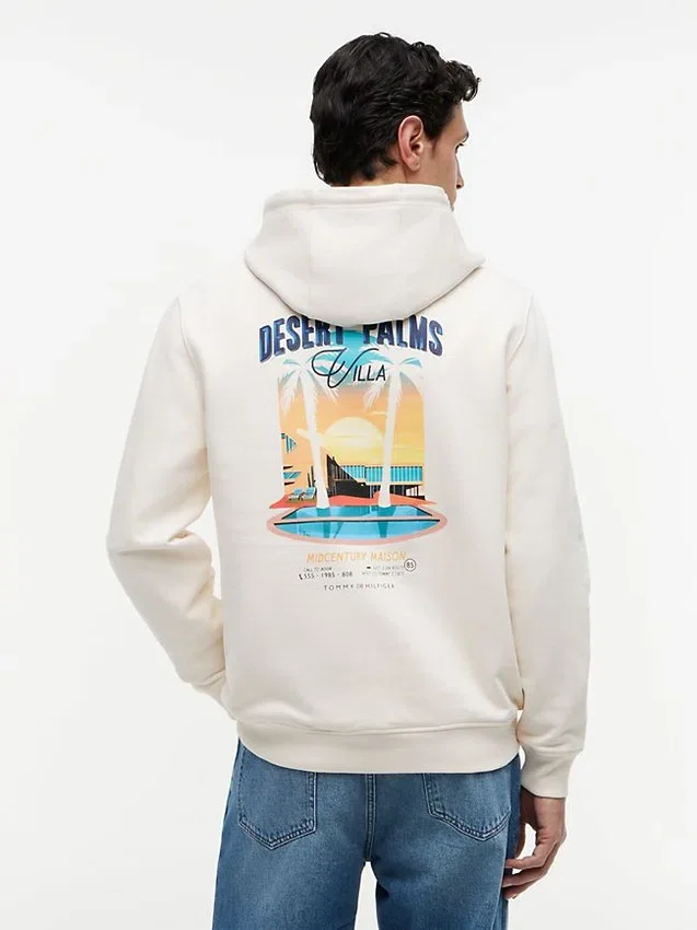 Desert Palm Back Graphic Hoodie Desert Palm Back Graphic Hoodie