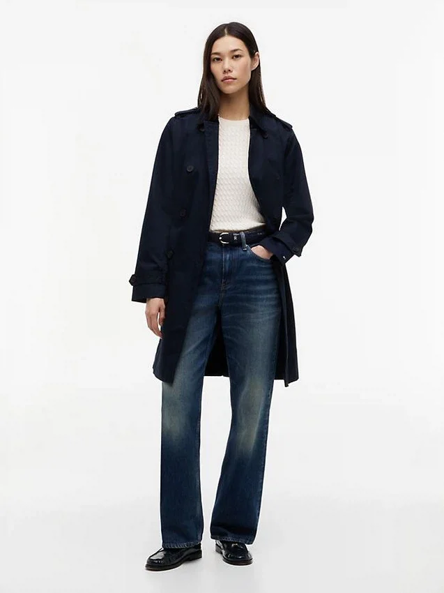 Double-Breasted Belted Trench Coat Double-Breasted Belted Trench Coat