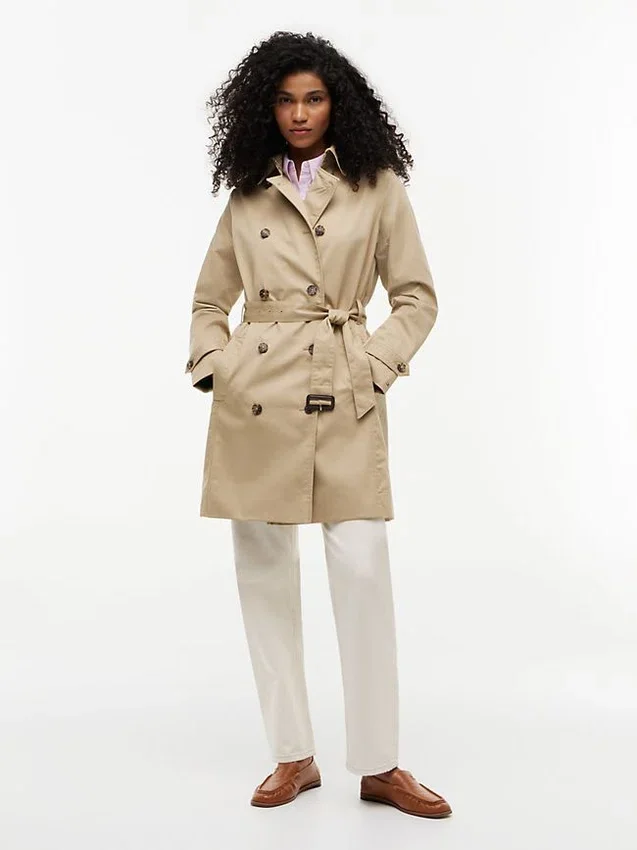 Double-Breasted Belted Trench Coat Double-Breasted Belted Trench Coat