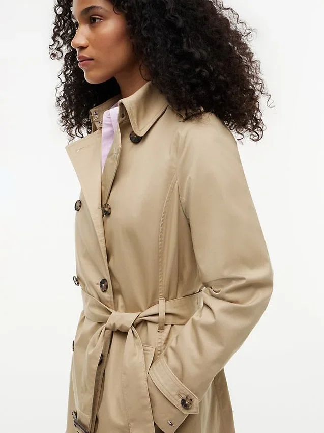 Double-Breasted Belted Trench Coat Double-Breasted Belted Trench Coat