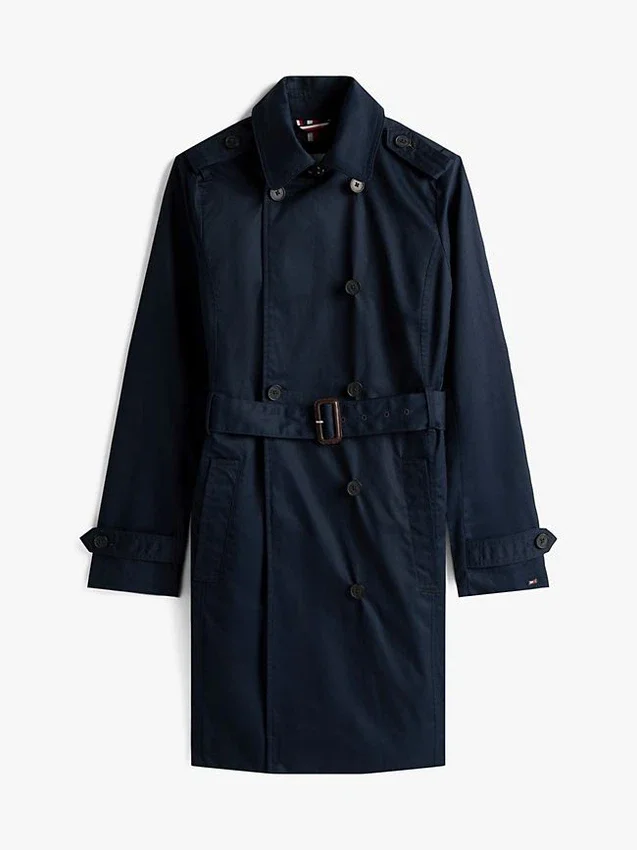 Double-Breasted Belted Trench Coat Double-Breasted Belted Trench Coat