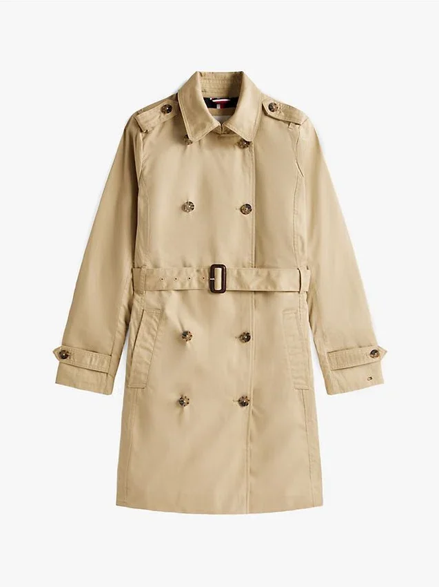 Double-Breasted Belted Trench Coat Double-Breasted Belted Trench Coat