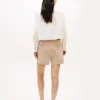 Embellished Cropped Poplin Shirt