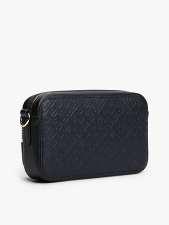 Embossed Allover Monogram Crossbody Bag