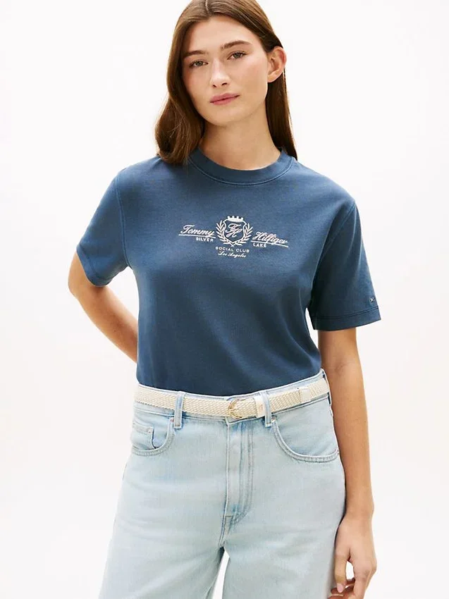 Embroidered Club Crest Logo T-Shirt Embroidered Club Crest Logo T-Shirt