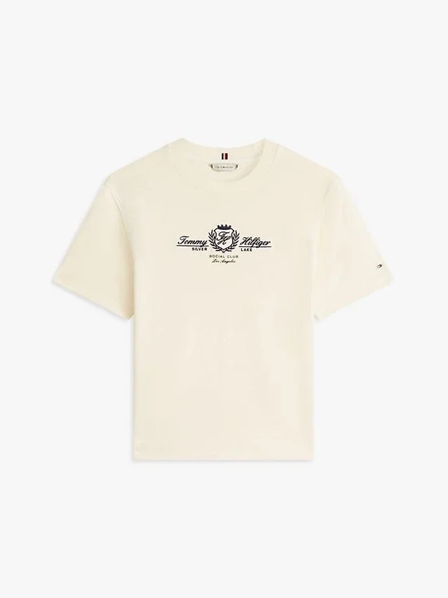 Embroidered Club Crest Logo T-Shirt Embroidered Club Crest Logo T-Shirt