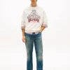 Embroidered Crest Logo Sweatshirt