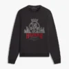 Embroidered Crest Logo Sweatshirt