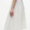 Embroidered Eyelet Midi Skirt Embroidered Eyelet Midi Skirt