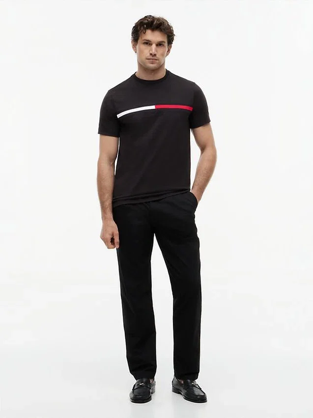 Embroidered Flag Logo T-Shirt Embroidered Flag Logo T-Shirt