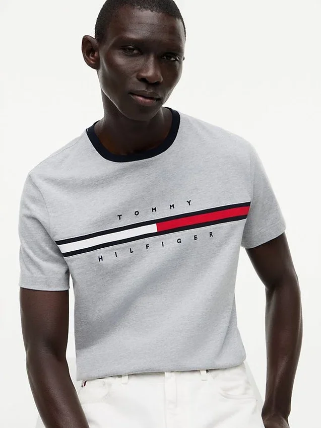 Embroidered Flag Logo T-Shirt Embroidered Flag Logo T-Shirt