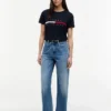 Embroidered Flag Stripe Logo T-Shirt Embroidered Flag Stripe Logo T-Shirt