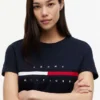 Embroidered Flag Stripe Logo T-Shirt Embroidered Flag Stripe Logo T-Shirt