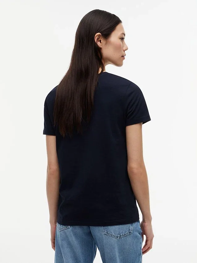 Embroidered Flag Stripe Logo T-Shirt Embroidered Flag Stripe Logo T-Shirt