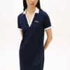 Embroidered Hilfiger Script Polo Dress Embroidered Hilfiger Script Polo Dress