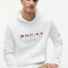 Embroidered Nautical Flag Hoodie Embroidered Nautical Flag Hoodie