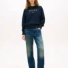 Embroidered Nautical Flag Sweatshirt