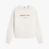 Embroidered Nautical Flag Sweatshirt