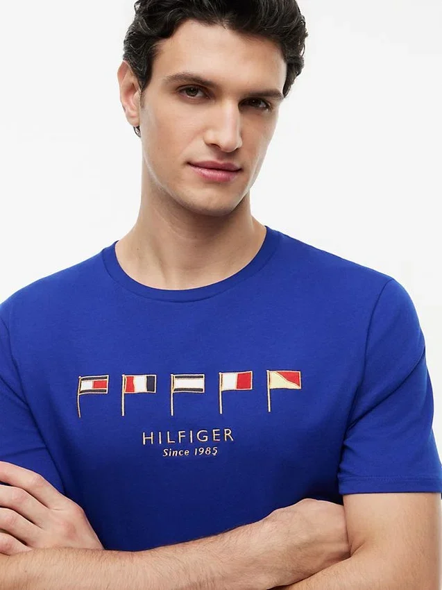 Embroidered Nautical Flag T-Shirt Embroidered Nautical Flag T-Shirt