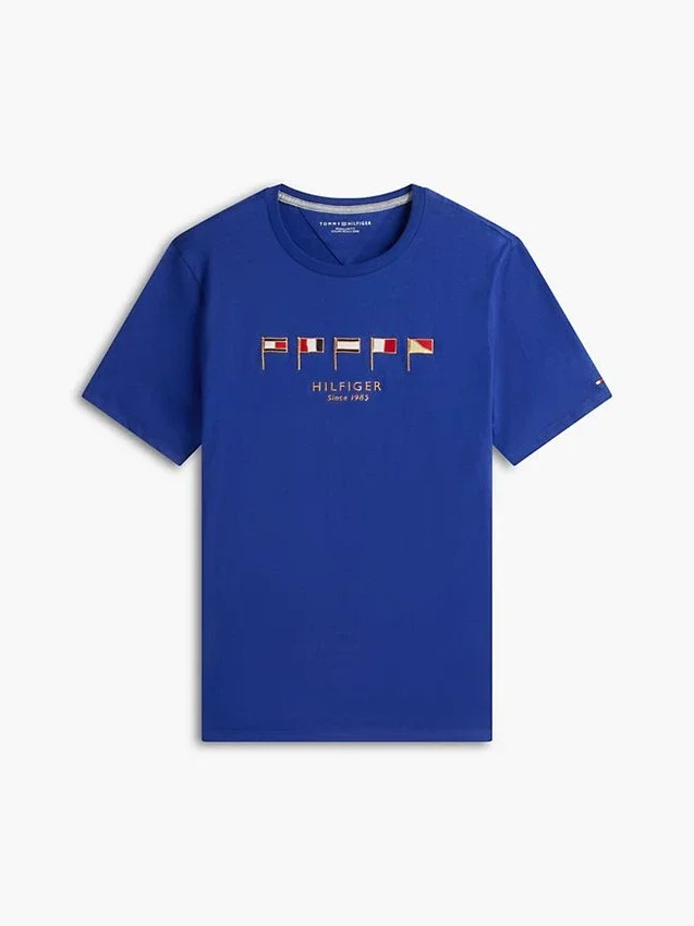 Embroidered Nautical Flag T-Shirt Embroidered Nautical Flag T-Shirt