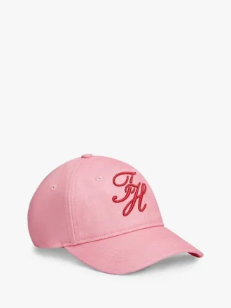 Embroidered Script Monogram Baseball Cap