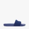 Embroidered Script Monogram Pool Slide