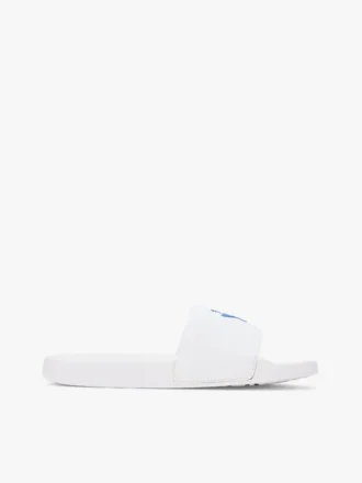 Embroidered Script Monogram Pool Slide