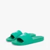 Embroidered Script Monogram Pool Slide Embroidered Script Monogram Pool Slide