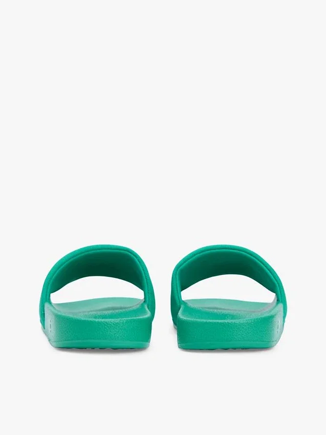 Embroidered Script Monogram Pool Slide Embroidered Script Monogram Pool Slide